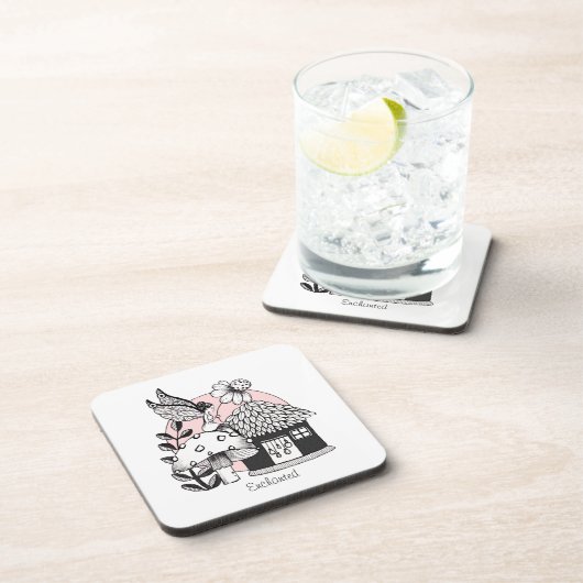 Gecorrigeerde feestelijke en feilloze woning bier onderzetter (Rechterzijde)