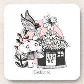 Gecorrigeerde feestelijke en feilloze woning bier onderzetter (Voorkant)