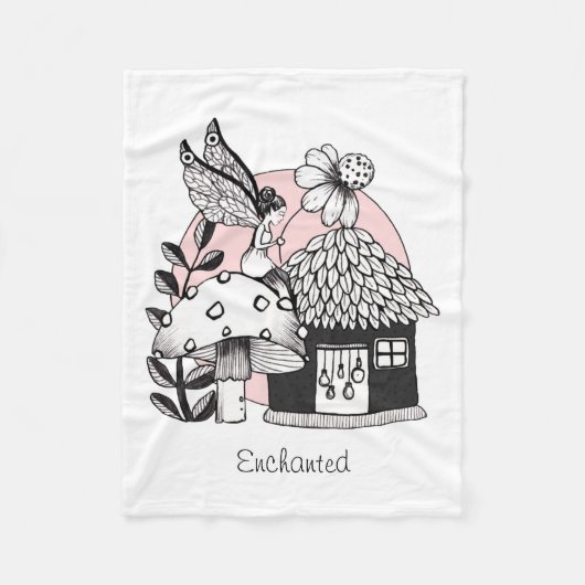 Gecorrigeerde feestelijke en feilloze woning fleece deken (Voorkant)