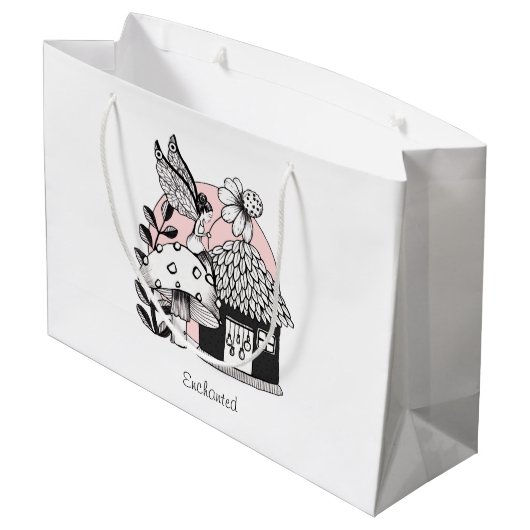 Gecorrigeerde feestelijke en feilloze woning groot cadeauzakje (Achterkant Gekanteld)