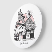 Gecorrigeerde feestelijke en feilloze woning grote klok (Hoek)