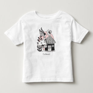 Gecorrigeerde feestelijke en feilloze woning kinder shirts