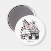 Gecorrigeerde feestelijke en feilloze woning magneet (Voorkant / Achterkant)