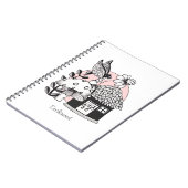 Gecorrigeerde feestelijke en feilloze woning notitieboek (Linkerzijde)