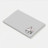 Gecorrigeerde feestelijke en feilloze woning post-it® notes (Schuin)