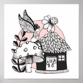 Gecorrigeerde feestelijke en feilloze woning poster (Voorkant)