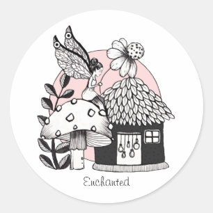 Gecorrigeerde feestelijke en feilloze woning ronde sticker