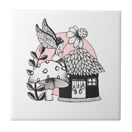 Gecorrigeerde feestelijke en feilloze woning tegeltje (Voorkant)