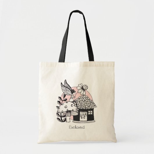 Gecorrigeerde feestelijke en feilloze woning tote bag (Voorkant)