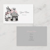 Gecorrigeerde feestelijke en feilloze woning visitekaartje (Voorkant / Achterkant)