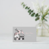 Gecorrigeerde feestelijke en feilloze woning visitekaartje (Staand voorkant)