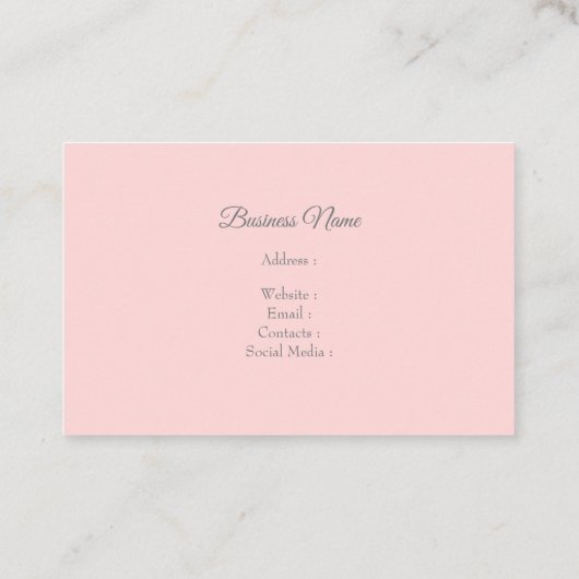 Gecorrigeerde feestelijke en feilloze woning visitekaartje (Achterkant)