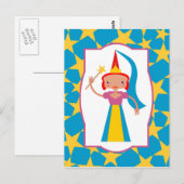 Gecorrigeerde vaarwel met Magic Wand Briefkaart (Voorkant / Achterkant)