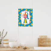 Gecorrigeerde vaarwel met Magic Wand Poster (Keuken)