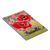 Gecorrigeerde zachte, wazige kleuren met gradiënt  notitieboek (Rechterzijde)