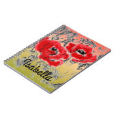 Gecorrigeerde zachte, wazige kleuren met gradiënt  notitieboek (Linkerzijde)