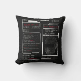 Gecorrumpeerd - Techno-Brutalist Streetwear Design Kussen