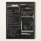 Gecorrumpeerd - Techno-Brutalist Streetwear Design Planner (Achterkant)
