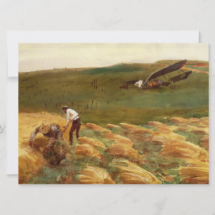 Gecrasht vliegtuig (door John Singer Sargent) Kaart