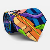 "GECRAZEERD DOOR JAZZ" STROPDAS (Opgerold)