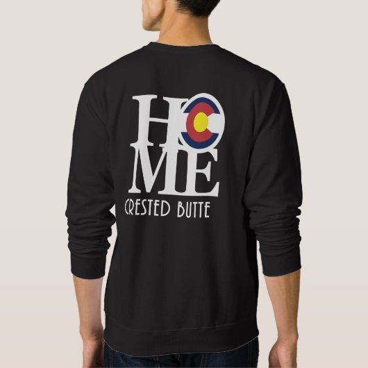 Gecreste knop (achterafdruk) trui (Achterkant)