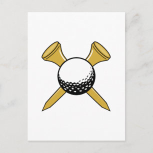 GeCrossed T's & Ball Briefkaart