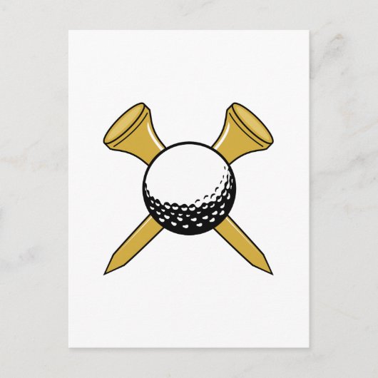 GeCrossed T's & Ball Briefkaart (Voorkant)