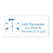 GeCrosseerde pijlen & Ax op maat Zelfinktende Stempel (Design)