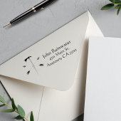 GeCrosseerde pijlen & Ax op maat Zelfinktende Stempel