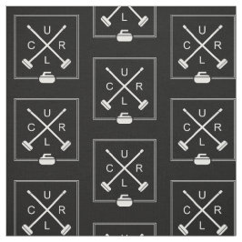 GeCrossssed-Brooms-krulverbinding - zwart en wit Stof