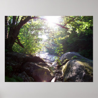 Geculpteerde Rocks Poster