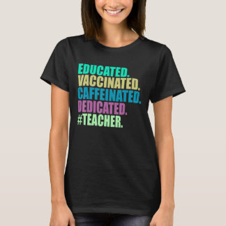 Gecultiveerde Gefaccineerde Gecaffeïneerde Toegewi T-shirt