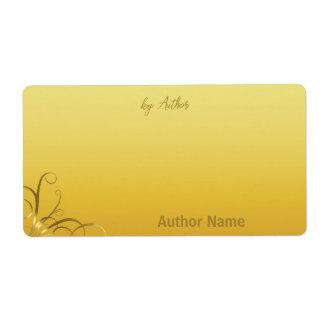 Gecumuleerd door Auteur Gold Swirl Label