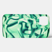 Gecurreerde groene vormen van acryl, met gehakte t Case-Mate iPhone case (Achterkant (horizontaal))