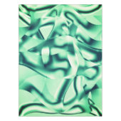 Gecurreerde groene vormen van acryl, sommige mints tafelkleed (Voorkant)