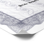 GED Algemeen Hoog-Diploma Equivalency-diploma kopi Poster (Hoek)