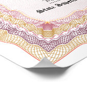 GED Algemeen Hoog-Diploma Equivalentie Kopie Poster (Hoek)