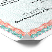 GED Algemene middelbare school gelijkwaardigheid d Poster (Hoek)