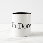 Gedaan 2 tweekleurige koffiemok (Center)