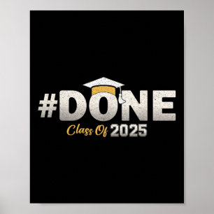 Gedaan CL van 2025 Afstuderen Afstuderen Senior 20 Poster