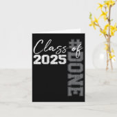 Gedaan CL van 2025 Afstuderen Grappig 2025 Afstude Kaart (Gele Bloem)