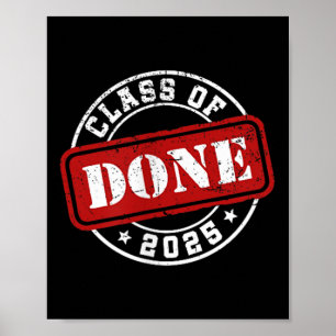 Gedaan CL van 2025 Afstuderen Senior 2025 Afstuder Poster