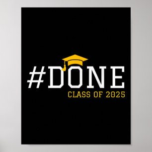 Gedaan CL van 2025 - Afstuderen SO Done Senior 202 Poster