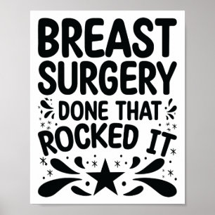 Gedaan dat - Borstkanker Overlevende Borstchirurgi Poster