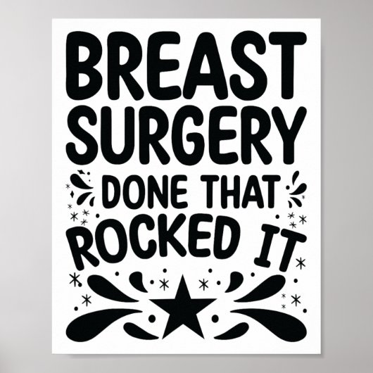 Gedaan dat - Borstkanker Overlevende Borstchirurgi Poster (Voorkant)