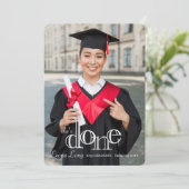 Gedaan de Aankondiging van het Afstuderen van de F (Staand voorkant)