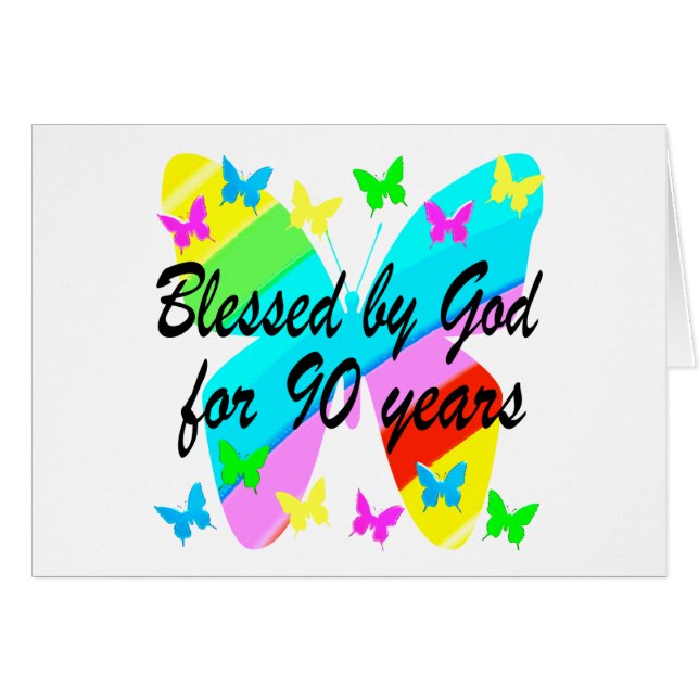 GEDAAN DOOR GOD VOOR 90 JAAR (Voorkant Horizontaal)