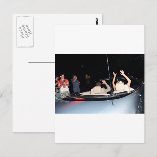 Gedaan en gedaan briefkaart (Voorkant / Achterkant)