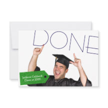 Gedaan Foto - 3x5 GraduPartij Uitnodiging