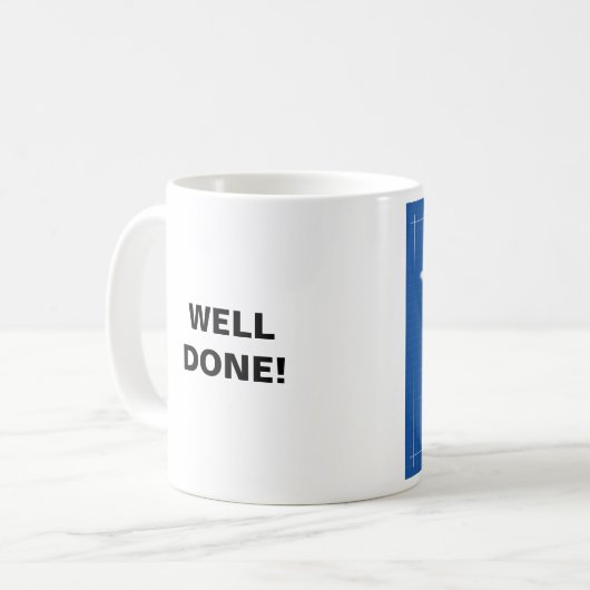 GEDAAN is beter dan volmaakte Mok (Voorkant links)